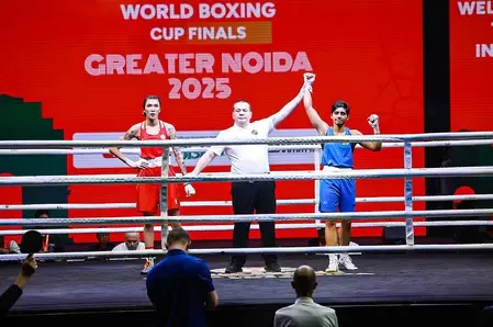 World Boxing Cup: Preeti upsets Olympic medalist Huang Hsiao Wen, eight Indians enter final (Ld)