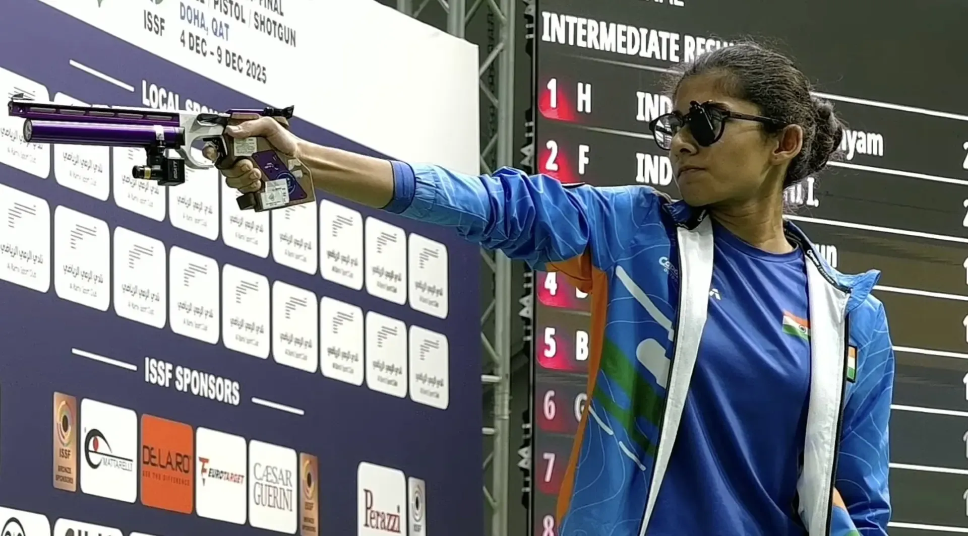 Sainyam Achieves Historic 5th Place Finish at ISSF World Cup in Granada