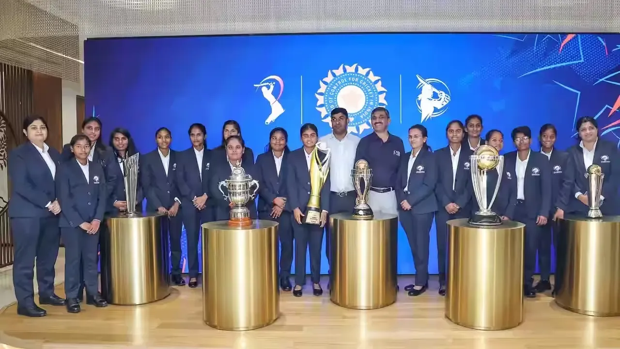 Did the World Cup-winning Indian blind women’s team visit BCCI headquarters?