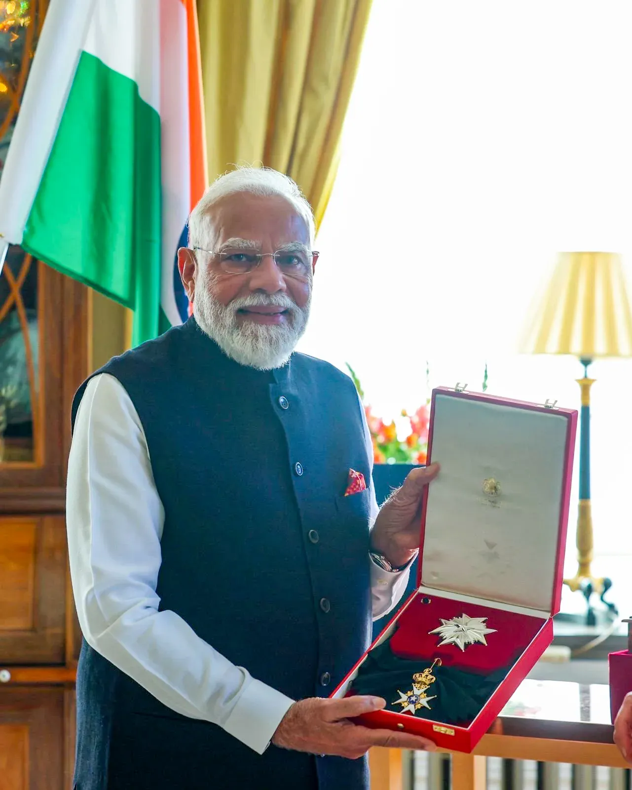 PM Modi receives Sweden's Royal Order of Polar Star, his 31st international honour