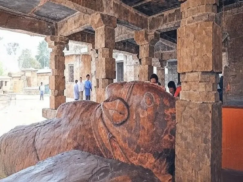 क्या यागंती उमा महेश्वर मंदिर में नंदी महाराज का आकार बढ़ता है?