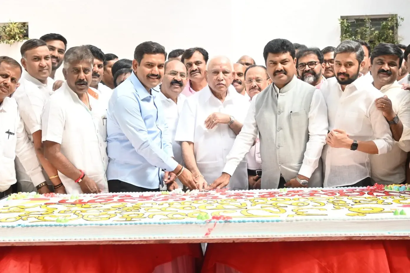 B.S. Yediyurappa Celebrates 83rd Birthday, Pledges to Restore BJP's Dominance in Karnataka