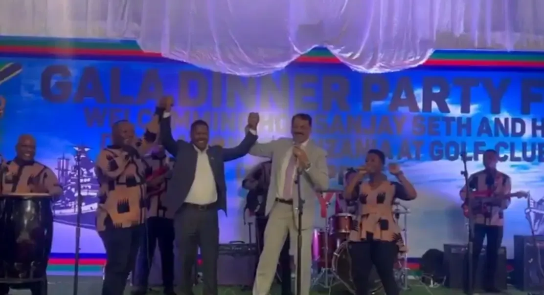 Bollywood Tune 'Yeh Dosti' Sung by Navy Chief and Tanzanian Official Touches Hearts