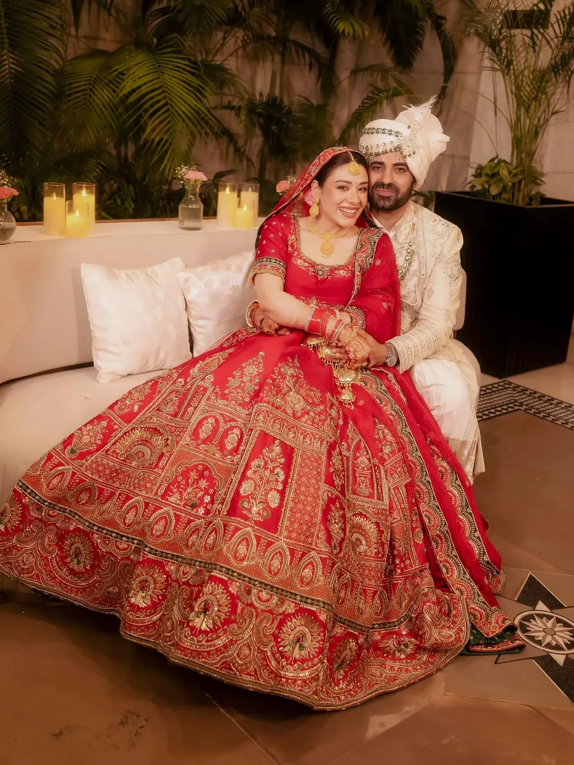 Aanchal Singh's bridal look: How her mother's wish shaped her red lehenga