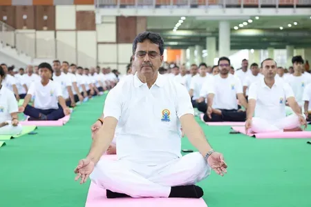 Tripura CM Manik Saha leads Yoga Day 2025 celebrations in Agartala