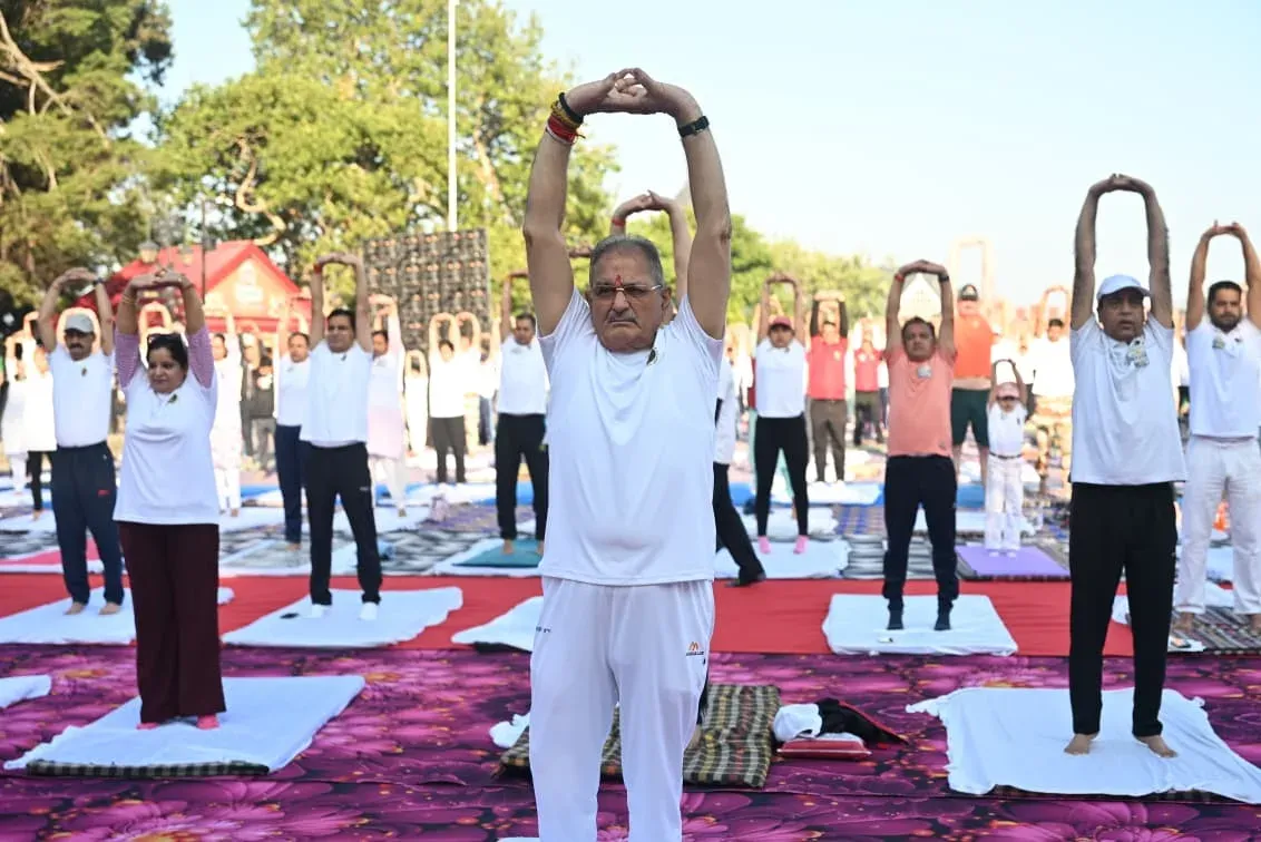 International Yoga Day 2025: 5,000 gather at Shimla's Ridge for 12th edition