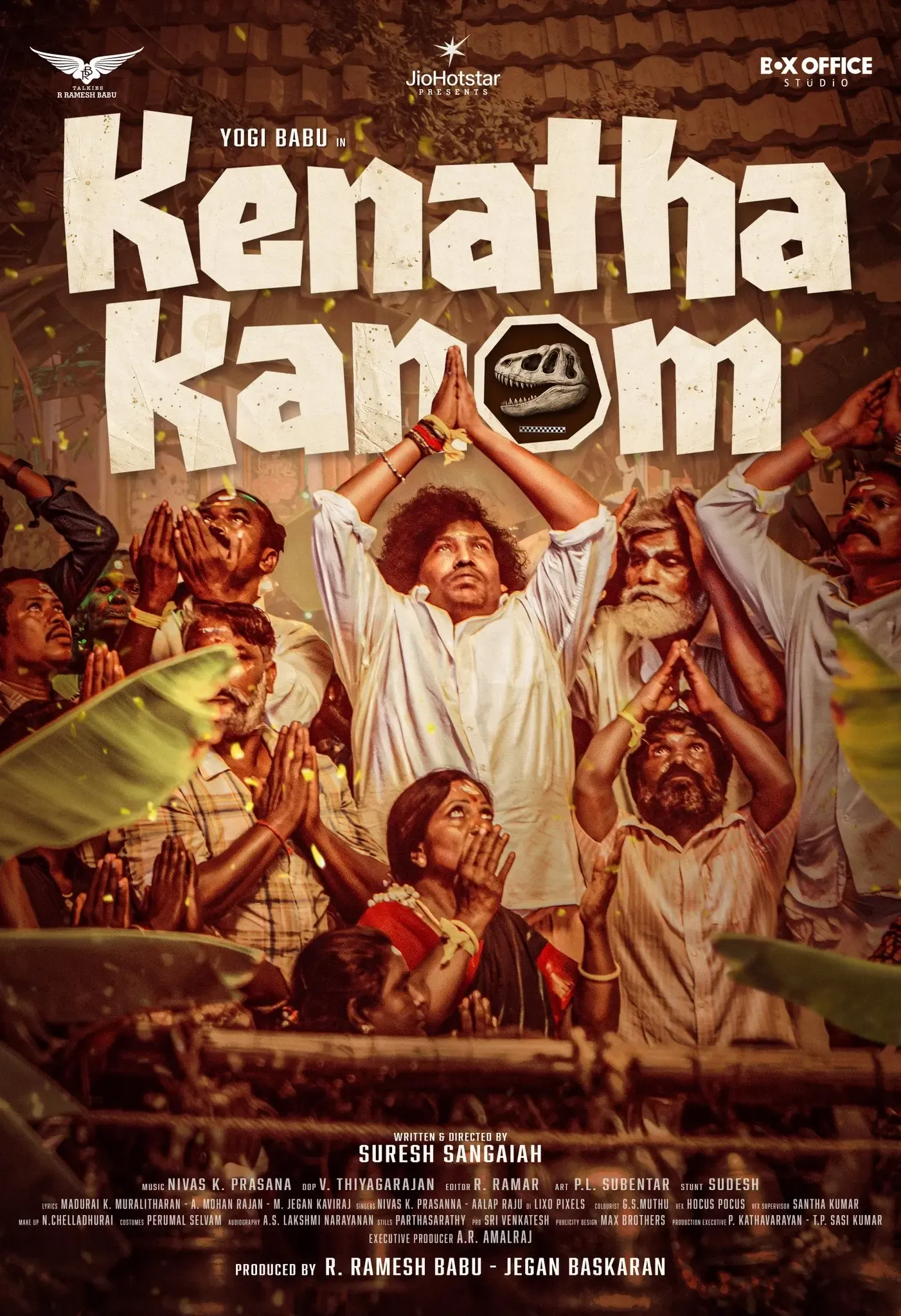 What is the first look of Yogi Babu's film Kenatha Kanom?