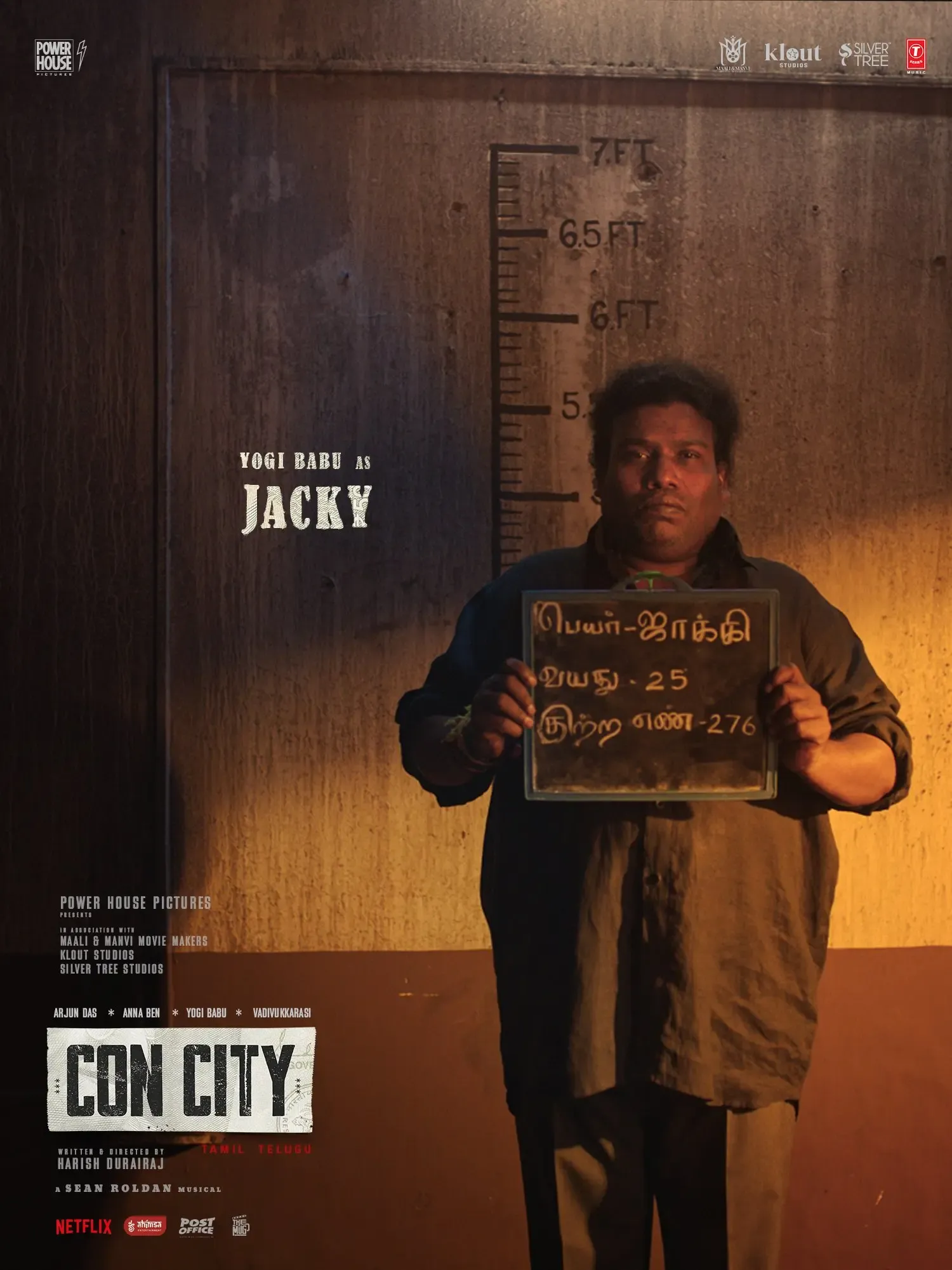 Yogi Babu's Role as Jacky Unveiled in 'Con City'