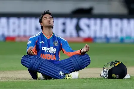 Abhishek Sharma's 113 off 38 seals India's T20I series win in Wellington