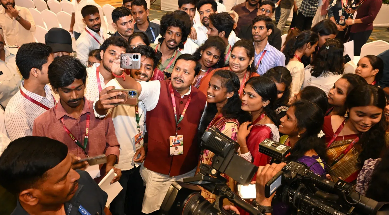 BJP chief Nitin Nabin urges Visakhapatnam youth to choose creation over criticism
