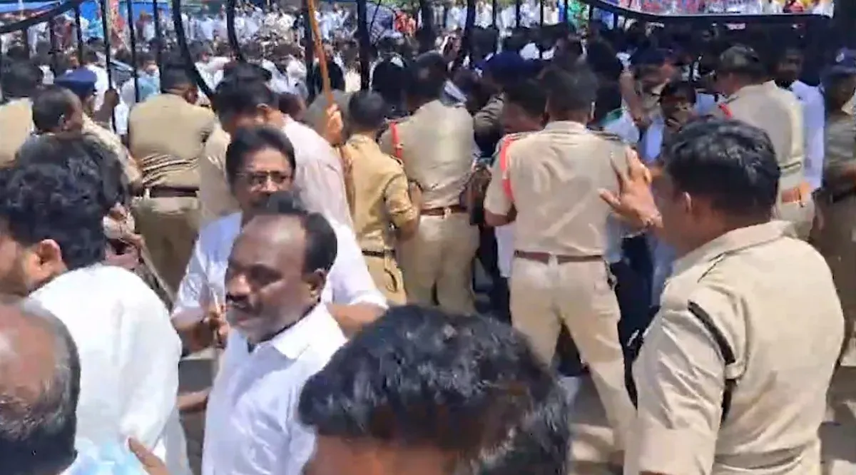 YSRCP condemns police crackdown on DSC irregularity protests in Andhra Pradesh