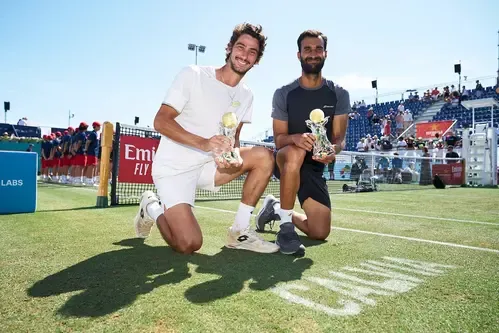 How did Yuki Bhambri reach a career-high world No. 20 in ATP men's doubles rankings?
