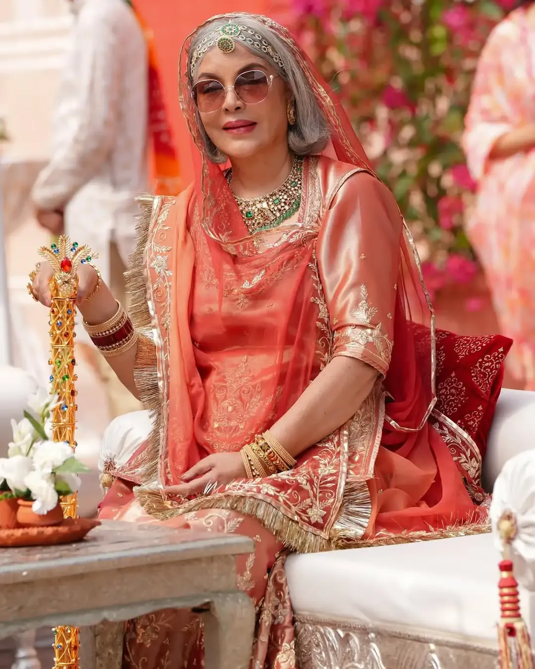 Did Zeenat Aman Just Acknowledge the Creative Geniuses Behind Maji Sa’s Look in 'The Royals'?